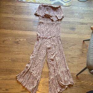 Chic Women's Floral Jumpsuit in Pink